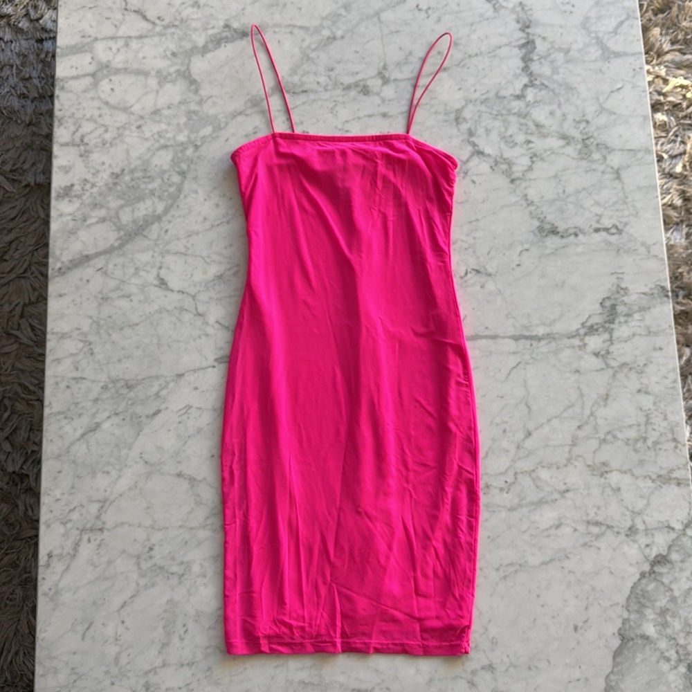 Hot Pink Forever 21 mini dress